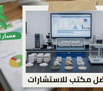 اعداد تقييم المعادن الصناعية واللافلزية في حي المروج